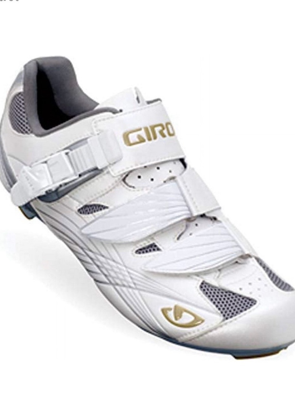 Giro Solara Women’s  White and Gray Road Cycling Shoe Size 5